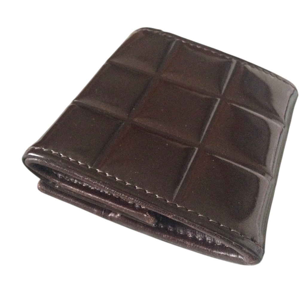 Chanel Patent Leather Chocolate  Bar Coin Purse - Picture 5 of 9